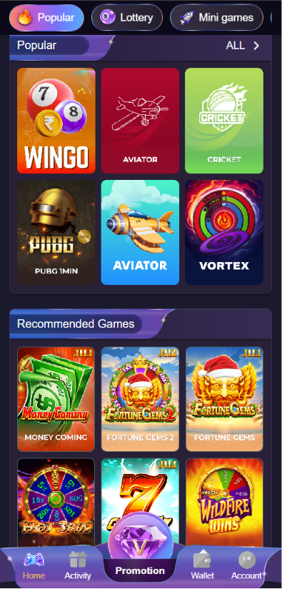 Jai Club Games- colour prediction, aviator, lottery screenshot